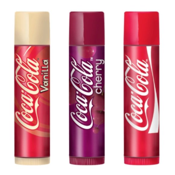 Lip Smacker Coca-Cola Chapstick classic cherry vanilla Set of 2 packs - Picture 1 of 4